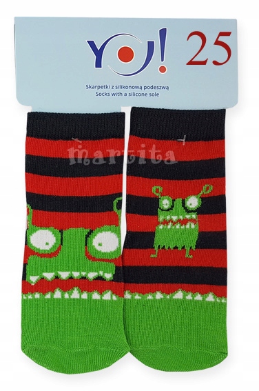 

Yo! Skarpetki z silikonową podeszwą M 20/22