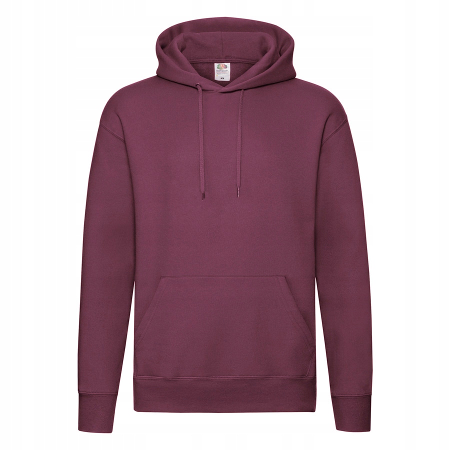 

Bluza z kapturem męska Fruit Premium, burgund XXL