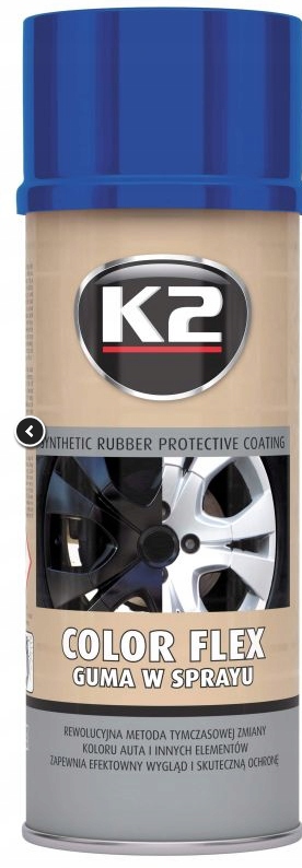 K2 GUMA W SPRAYU COLOR FLEX NIEBIESKI 400ML