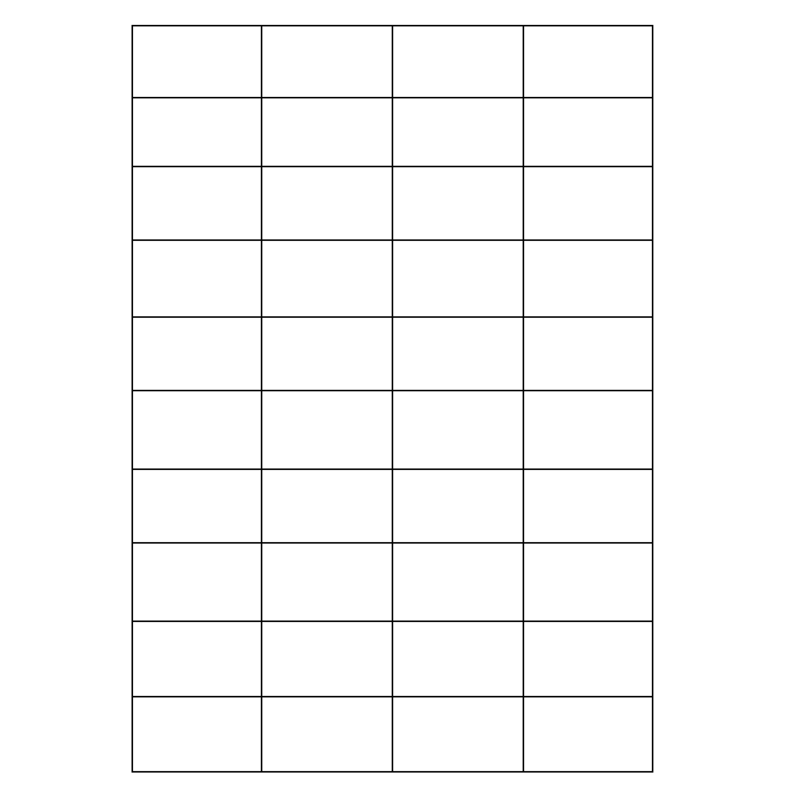 

Etykiety samoprzylepne do drukarki 52,5x29,7 (40)