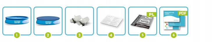 BASEN OGRODOWY ROZPOROWY POKRYWA 366x76 INTEX 6w1 Marka Intex