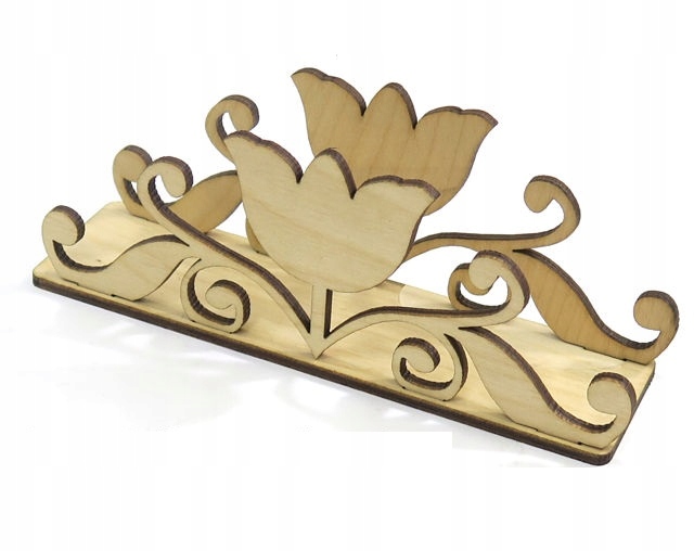 

Serwetnik Drewniany Stojak Na Serwetki Dekor KD3