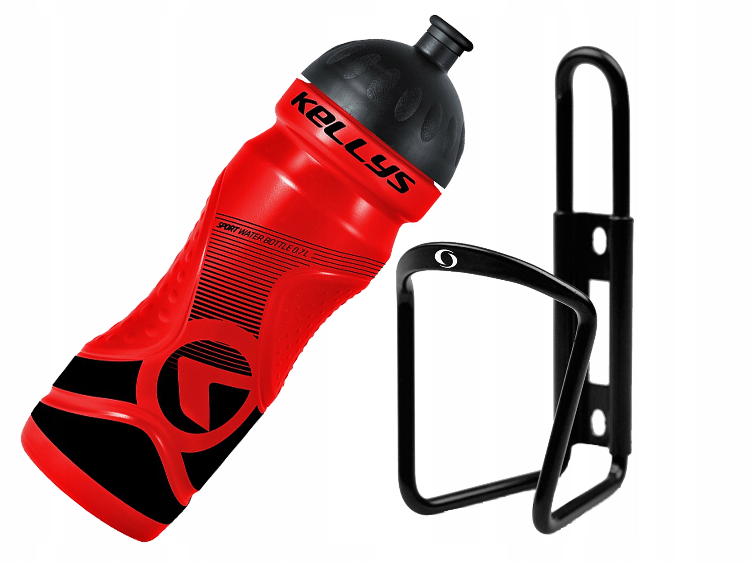 

Kellys Bidon Sport 0,7 L 2018 Red + koszyk Ego