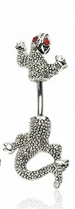 

Piercing Kolczyk Do Pępka Jaszczur Jaszczurka