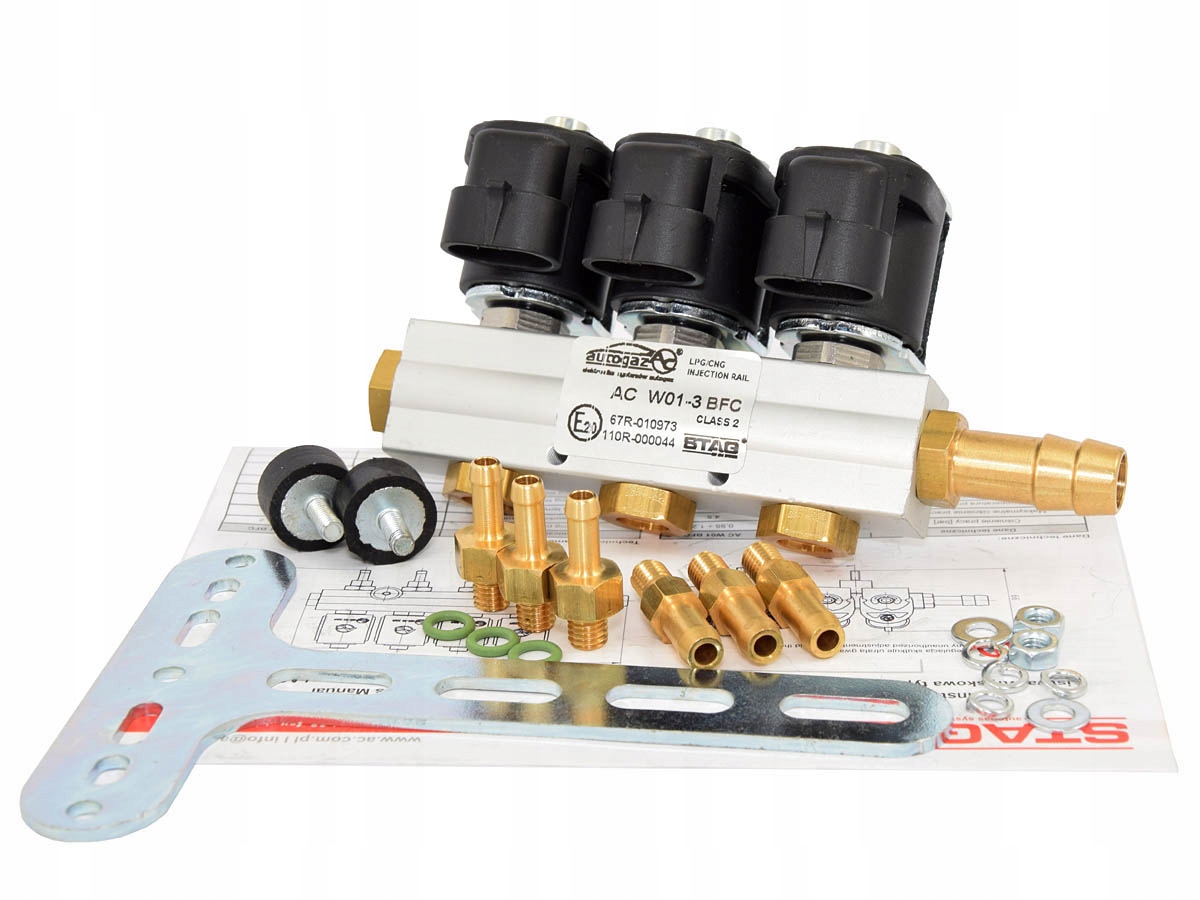 AC.L.W01.BFC.3 - Форсунка AC W01 BFC 3 CYL 2OHM + форсунки