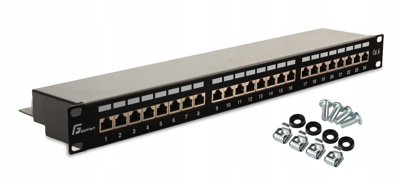 

Getfort Patch panel patchpanel Rack 19' 6e 24p Ftp