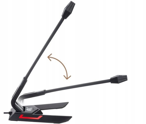 Mikrofon gamingowy do komputera USB LED streaming Kod producenta RS710