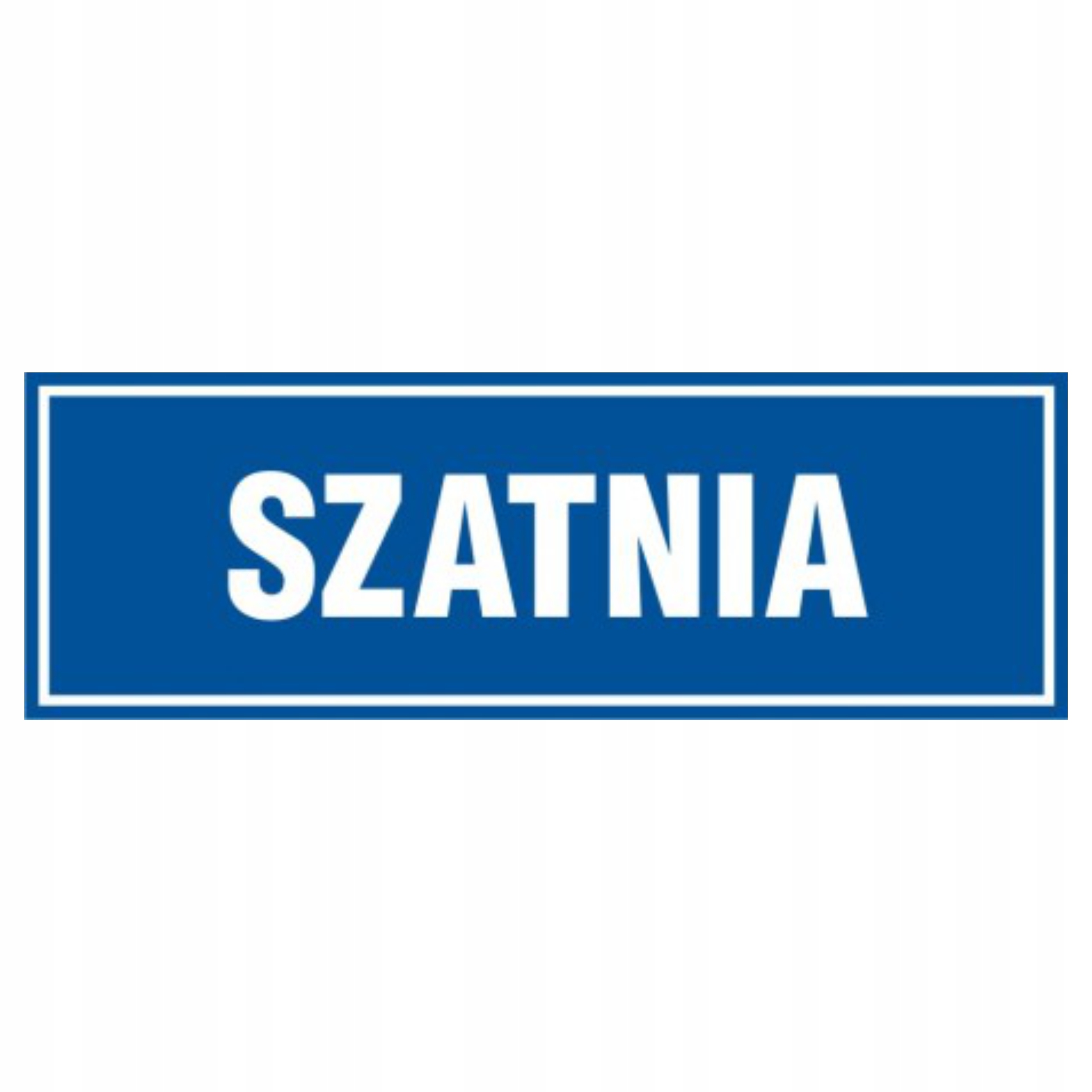 Tablica znak tabliczka informacyjna PCV Szatnia
