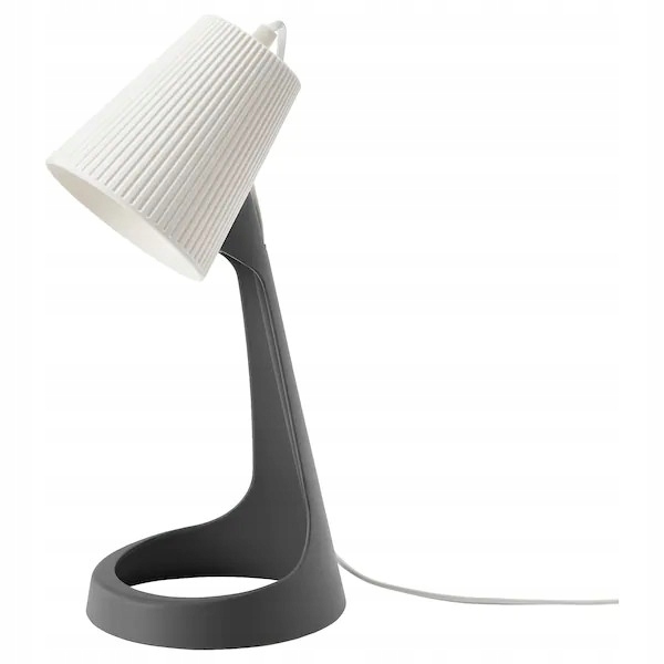 

Ikea lampa stołowa Svallet lampka biurkowa b/szary