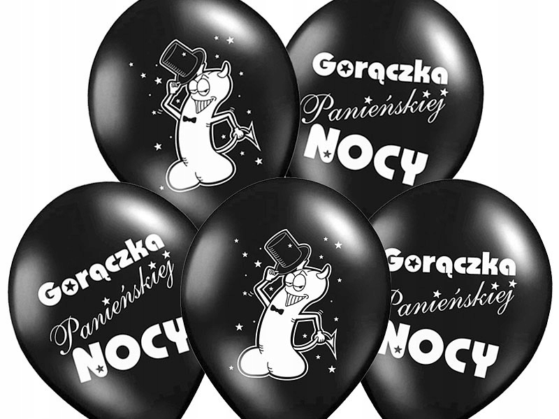 

Balony Gorączka Panieńskiej Nocy na wieczór 5szt