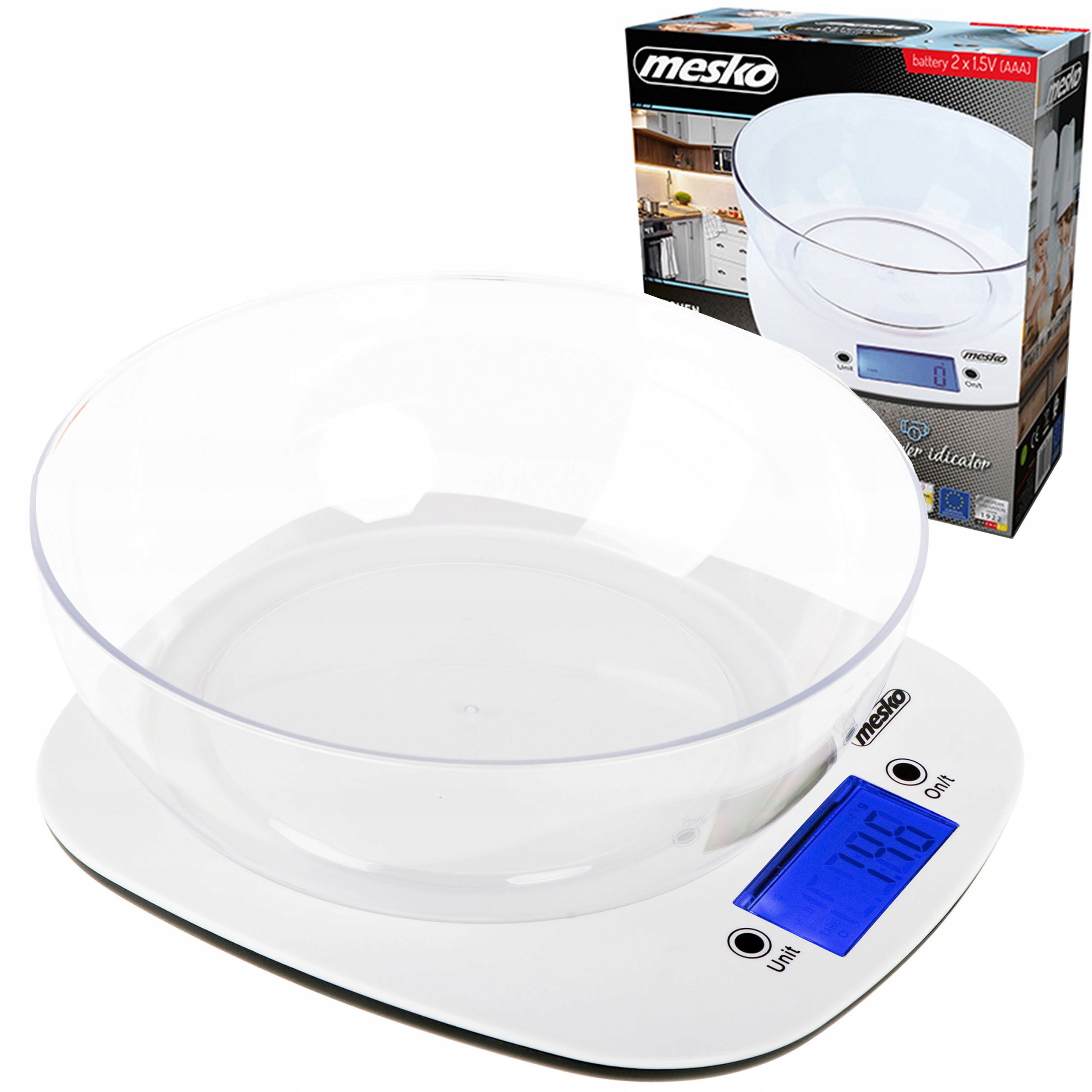 

Waga Kuchenna Z Misą 1,4L Elektroniczna Tar 5kg/1g