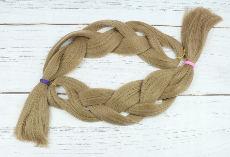 Włosy SYNTETYCZNE do warkoczyków KOLOROWE warkoczyki DOCZEPIANE WŁOSY pasma Kolor włosów inny