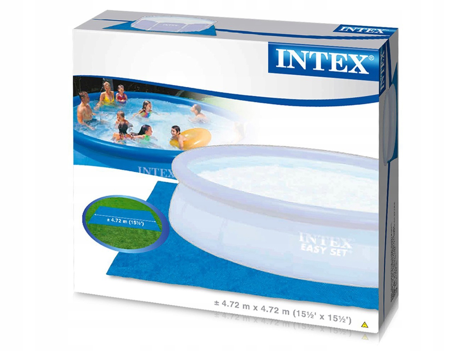 

Uniwersalna Duża Mata Pod Basen 472cm Intex 28048