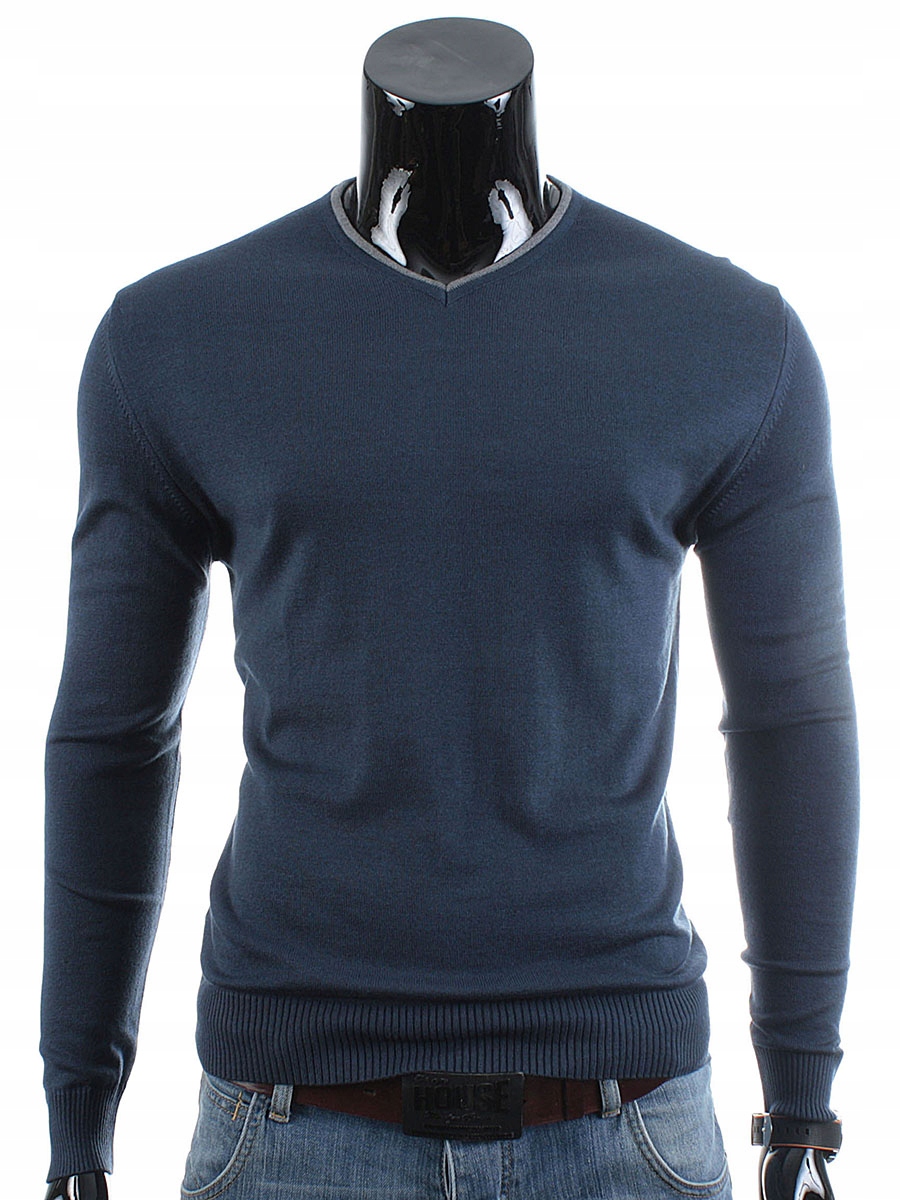 

Sweter w Serek Bawełna CD10 Siny__XXL_POLSKA