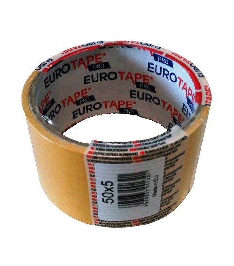 

Taśma dwustronna 50mm/5m Euro Tape