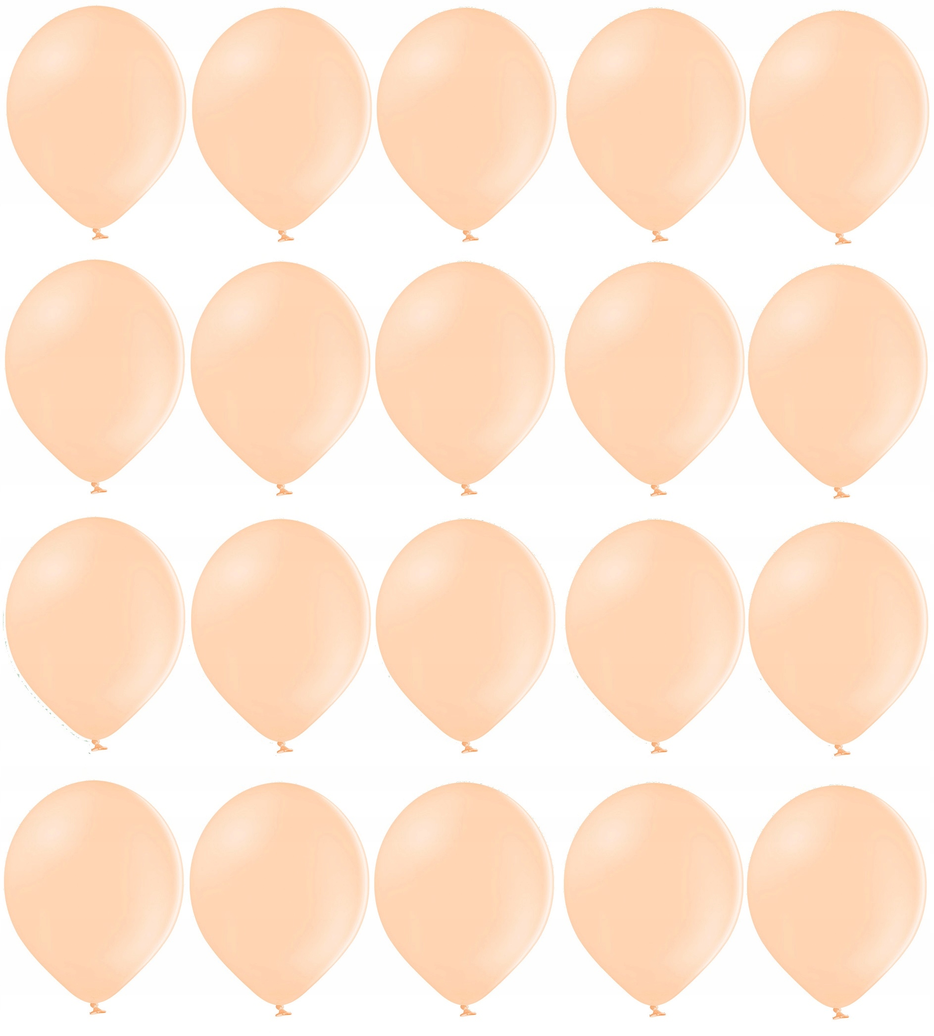 

Balony Pastel Peach Cream 25cm 20szt ślub urodziny
