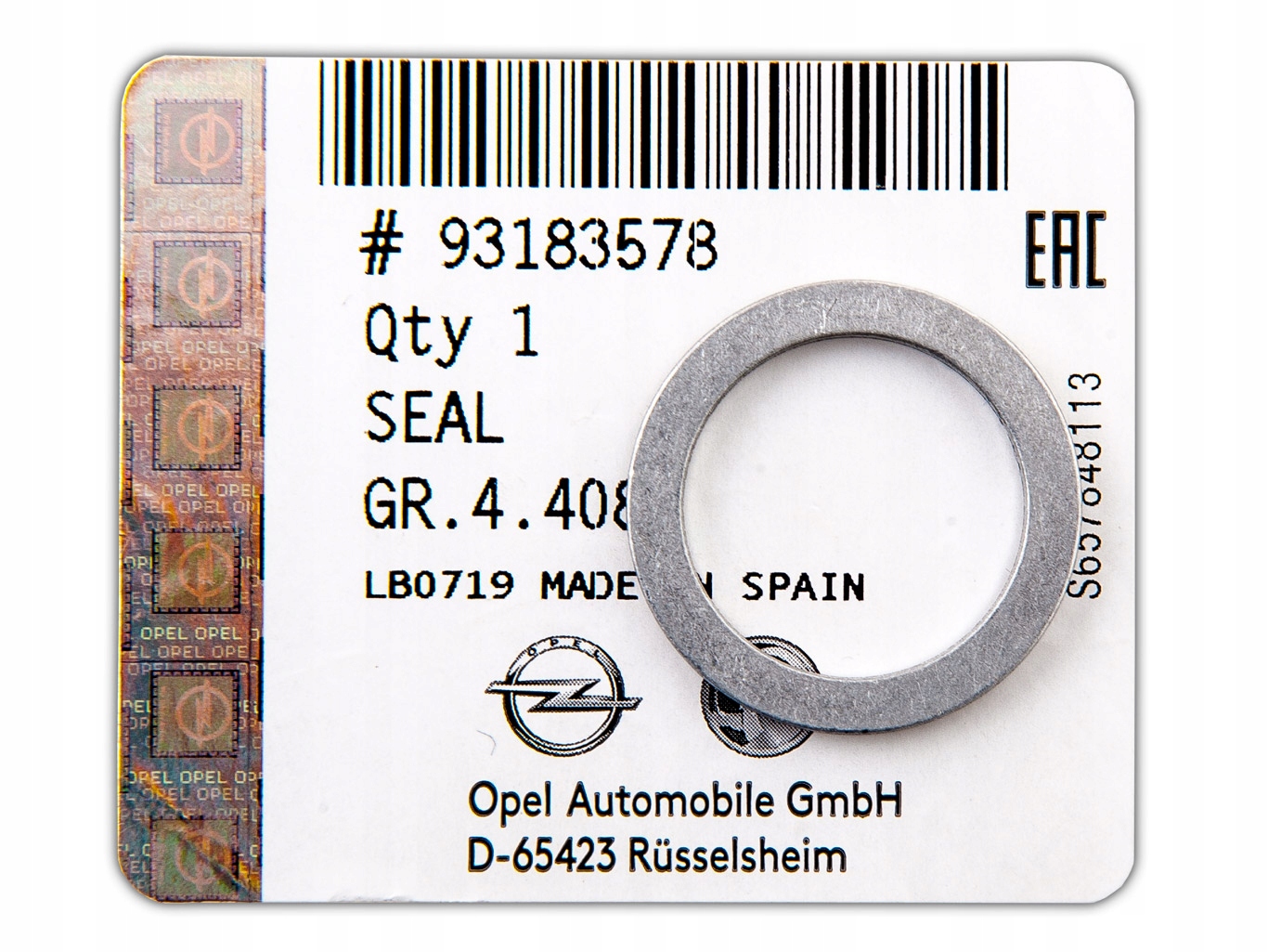 

Oe Uszczelka Skrzynia Automatyczna Opel Aisin AF40