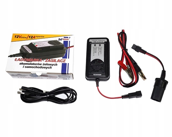 12A 12V DETRONIK ЗАРЯДНОЕ УСТРОЙСТВО АККУМУЛЯТОР ВЫПРЯМИТЕЛЬ