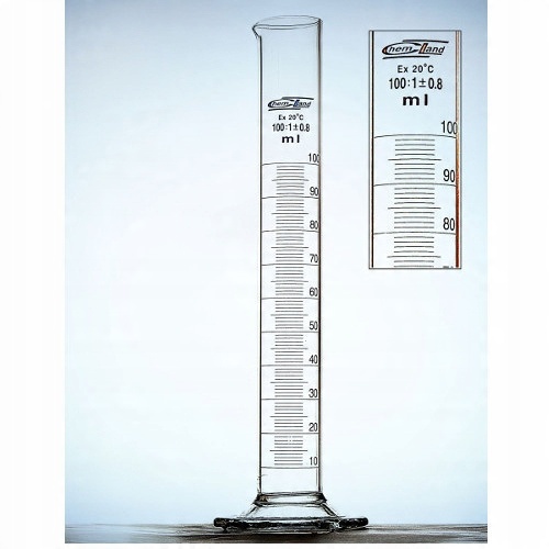 

Cylinder Miarowy 500 ml Szklana Stopka Klasa B