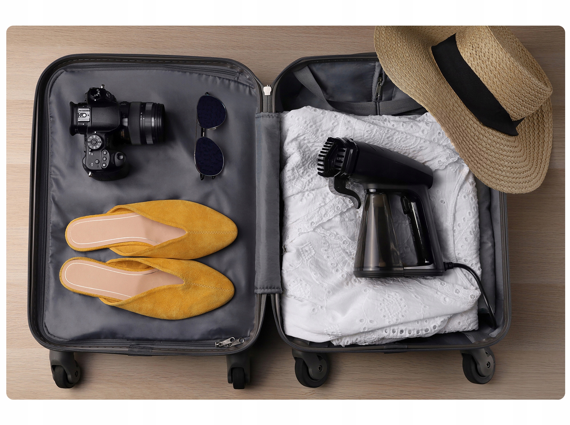 Żelazko parowe steamer ubrań ZEEGMA Handig 1500W Model Handig