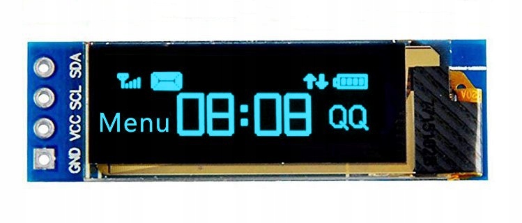

LCD Oled 0.91" 128x32 I2C Arduino