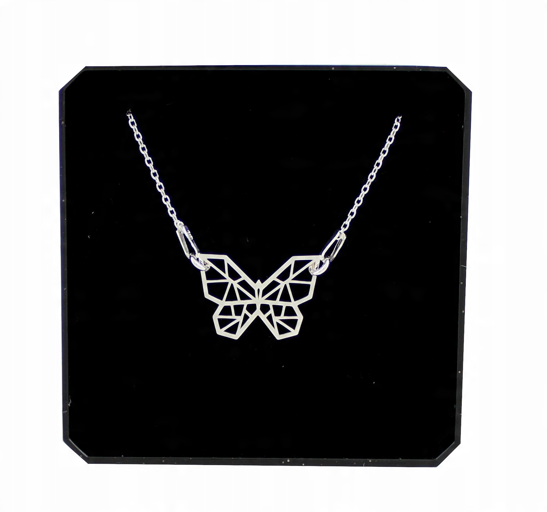 

Naszyjnik Srebrny Motyl Origami Srebro 925