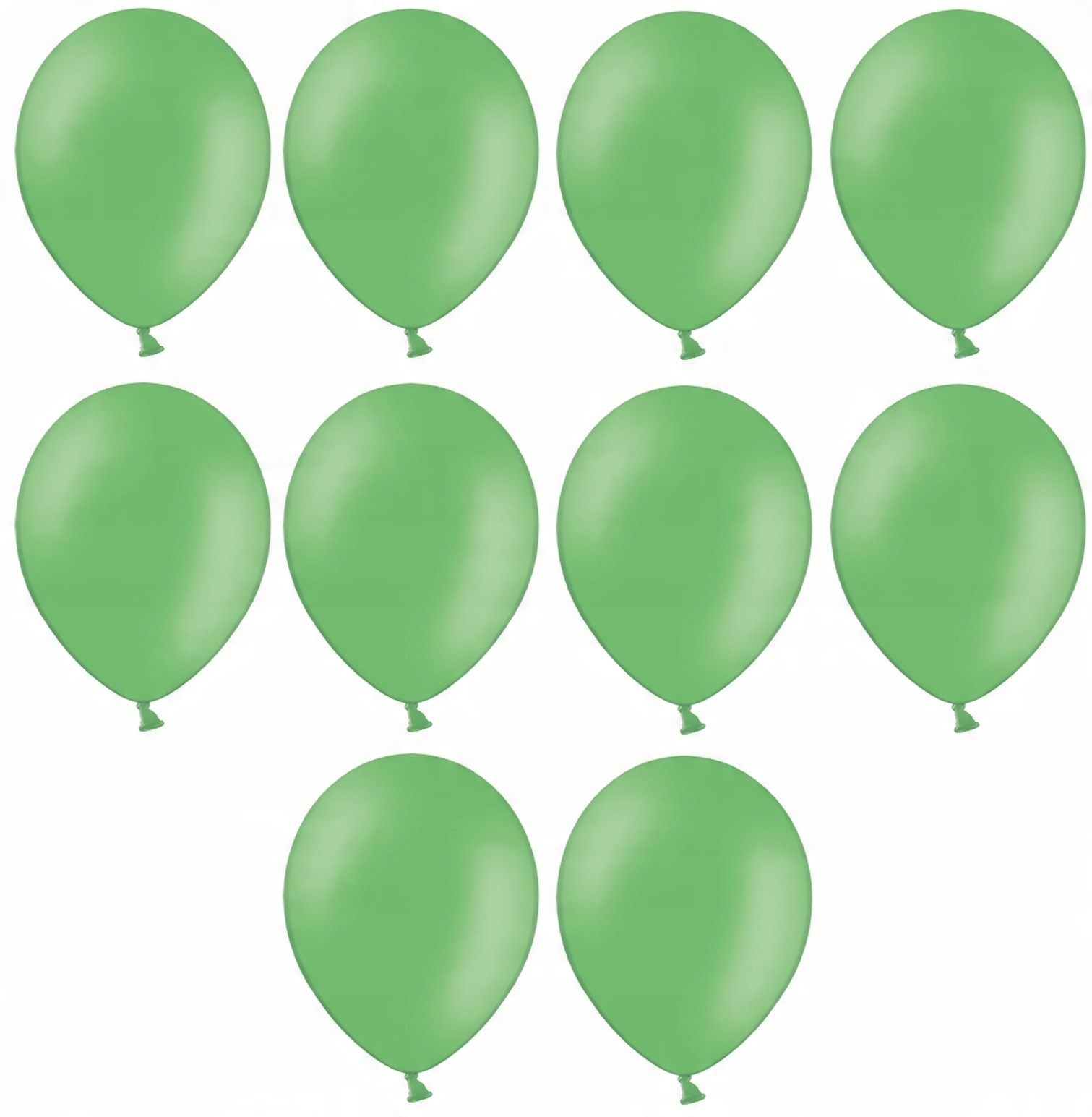 

Balony Jasne Zielone 30cm Pastelowe 10szt na ślub