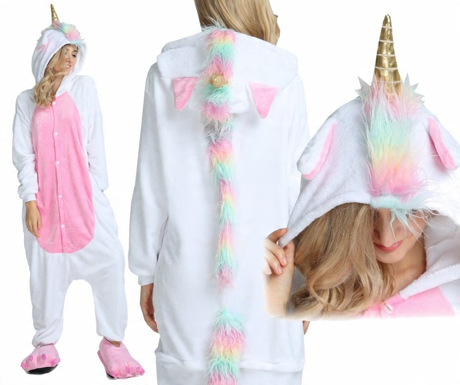 

Jednorożec Piżama Kigu Onesie Kombinezon M 12 CH1K