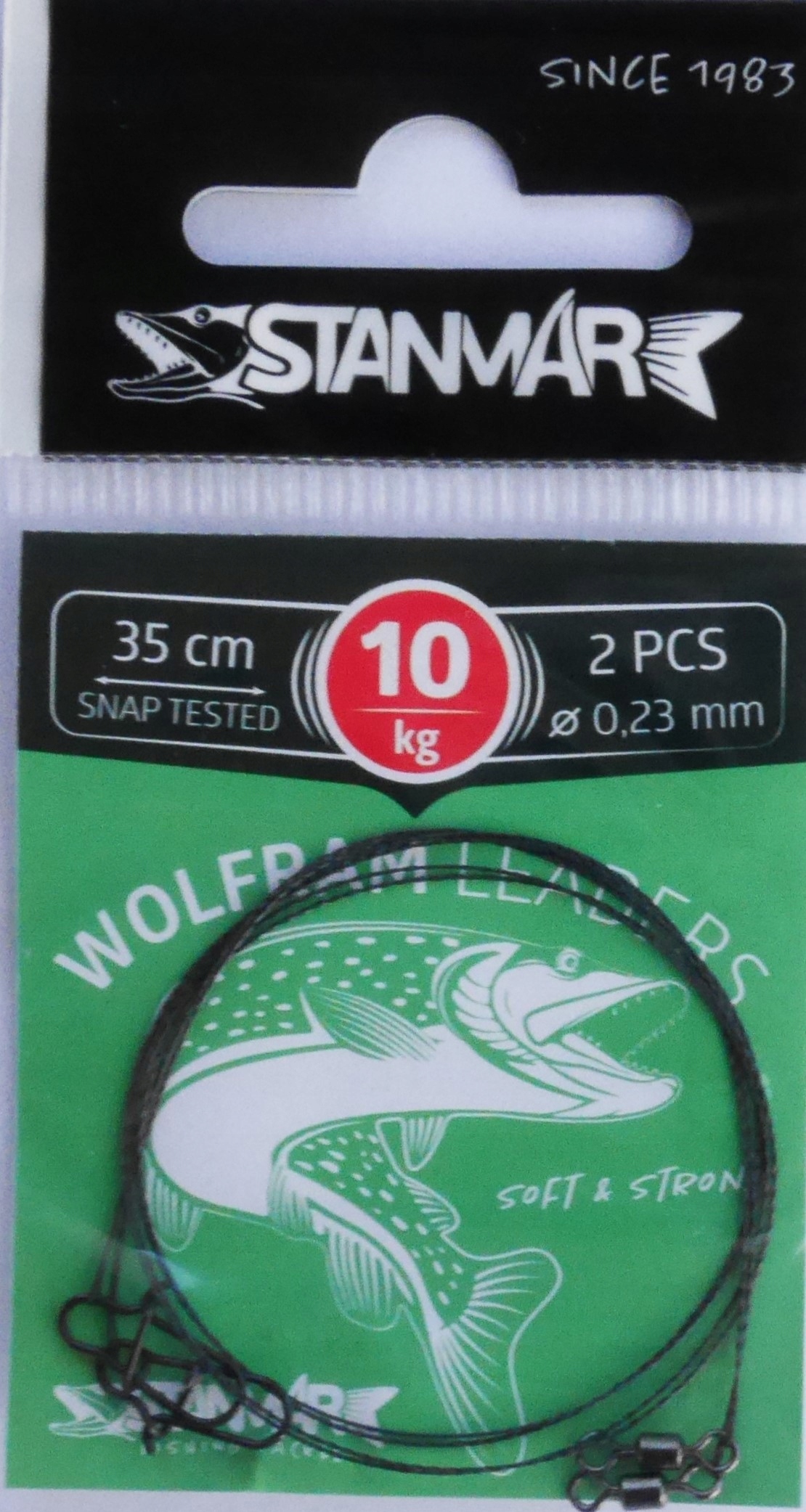 

Przypon WOLFRAMowy Stan-Mar DL 35cm 10kg 2szt