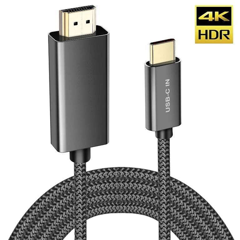 Kabel Usb 3.1 na Hdmi 4K Uhd 60Hz 1,8M