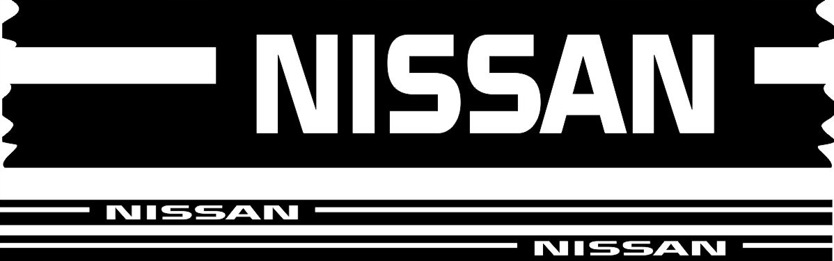 

Naklejki pasy na bok samochodu Nissan