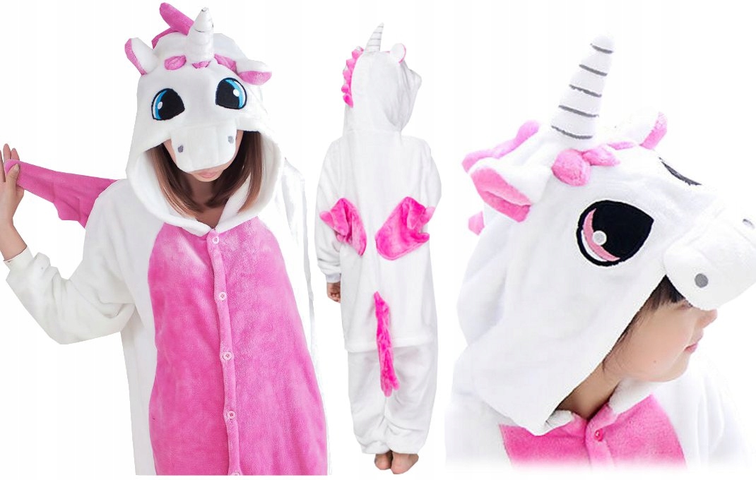

Jednorożec Unicorn Piżama Kigurumi Onesie 130 CH1F