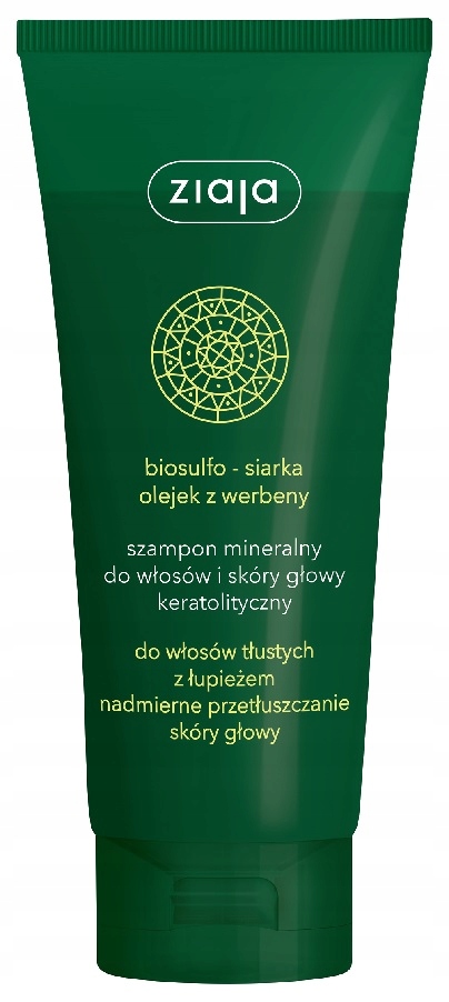

Ziaja szampon Biosulfo siarka olejek werbeny