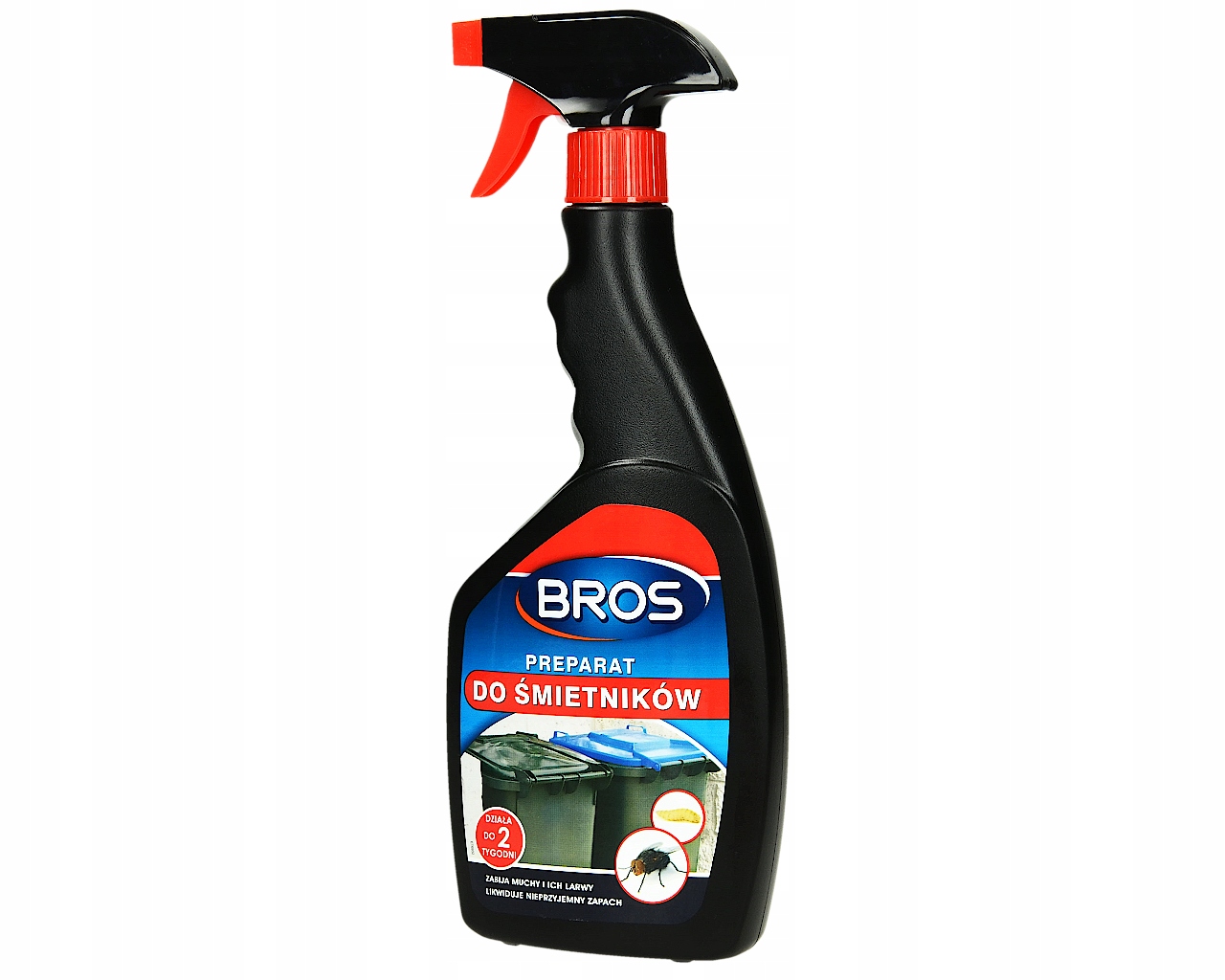 PREPARAT SPRAY ŚRODEK PŁYN DO ŚMIETNIKÓW KOSZÓW NA MUCHY MUSZKI BROS 500ML Producent Bros