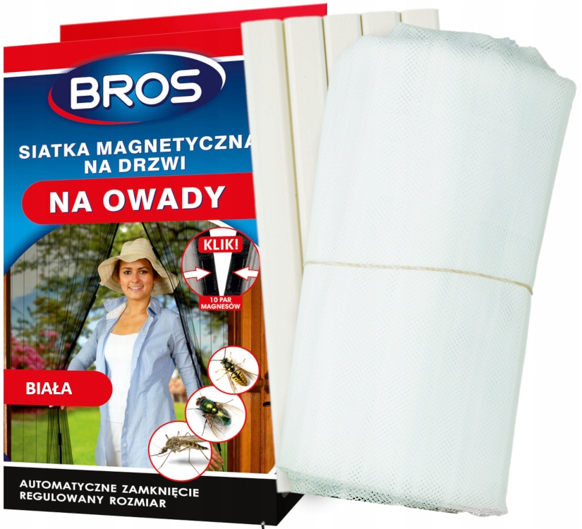 

Siatka Magnetyczna Na Drzwi Na Owady Bros 160x220