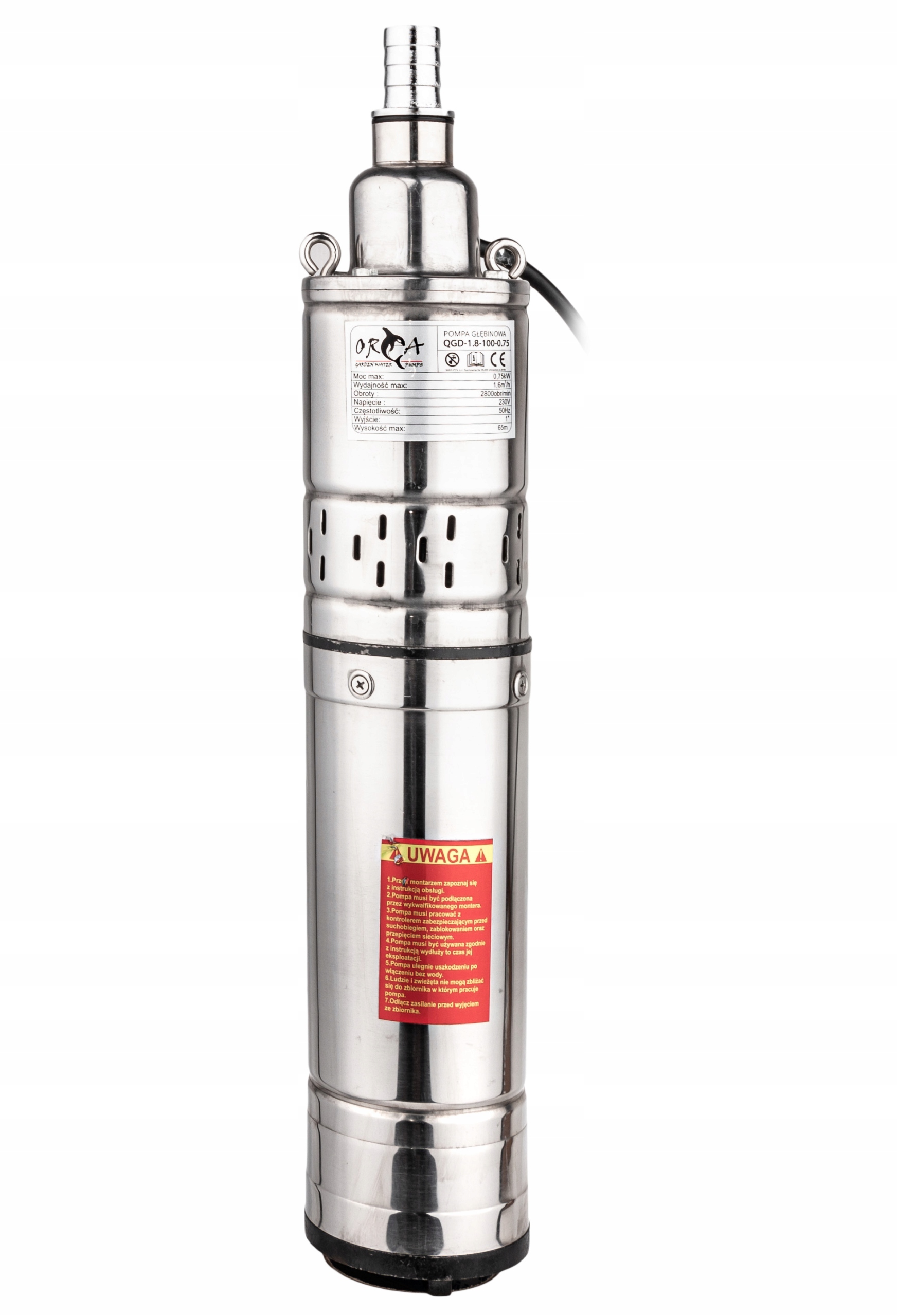 POMPA GŁĘBINOWA ŚRUBOWA DO WODY STUDNI 65M Producent MP