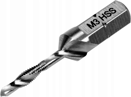 

Yato Gwintownik Wiertło M3 0,5 mm Hex 1/4 Stal Hss