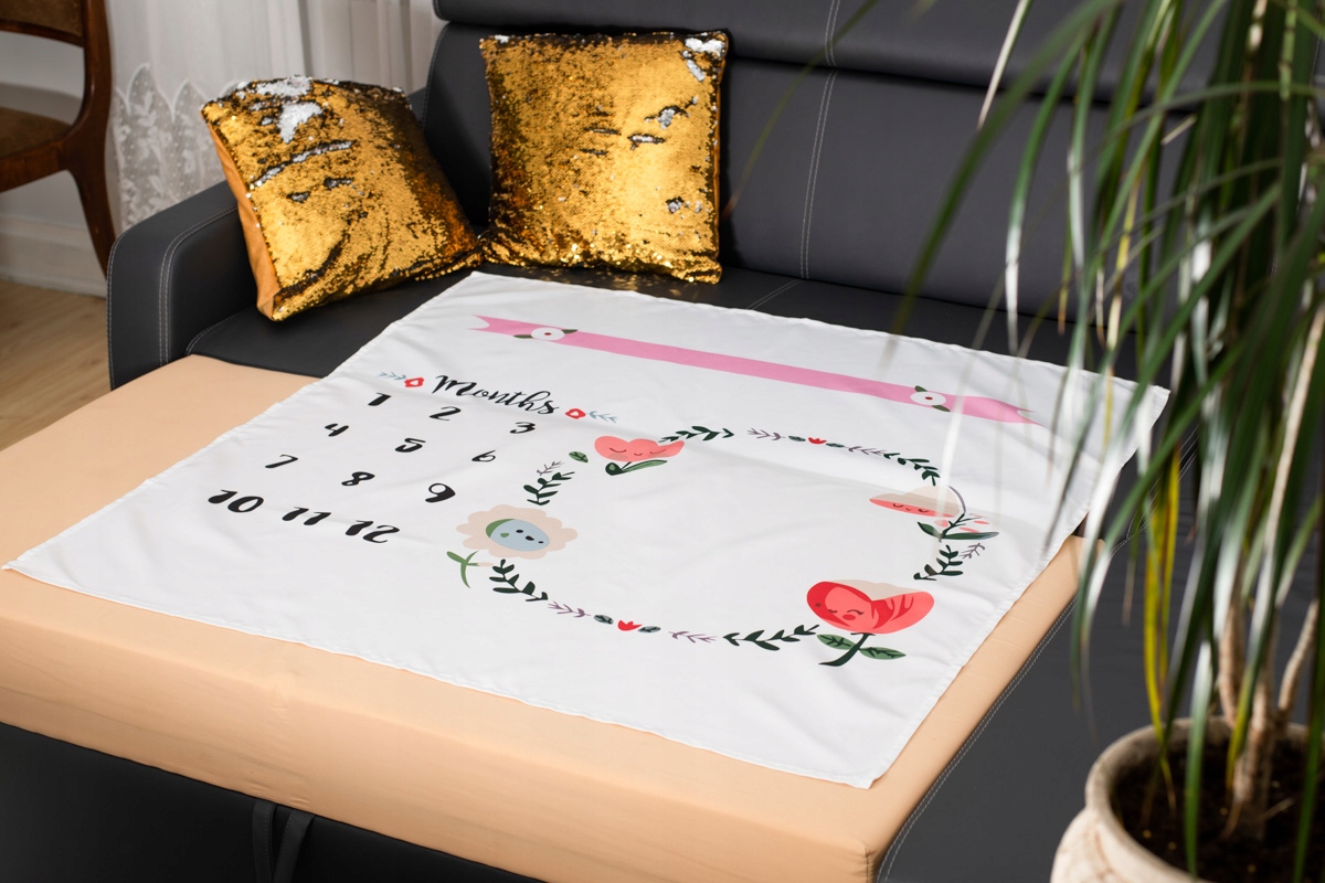 FOTO MATA TŁO DO ROBIENIA ZDJĘĆ KOCYK 103x103 cm Szerokość produktu 100 cm