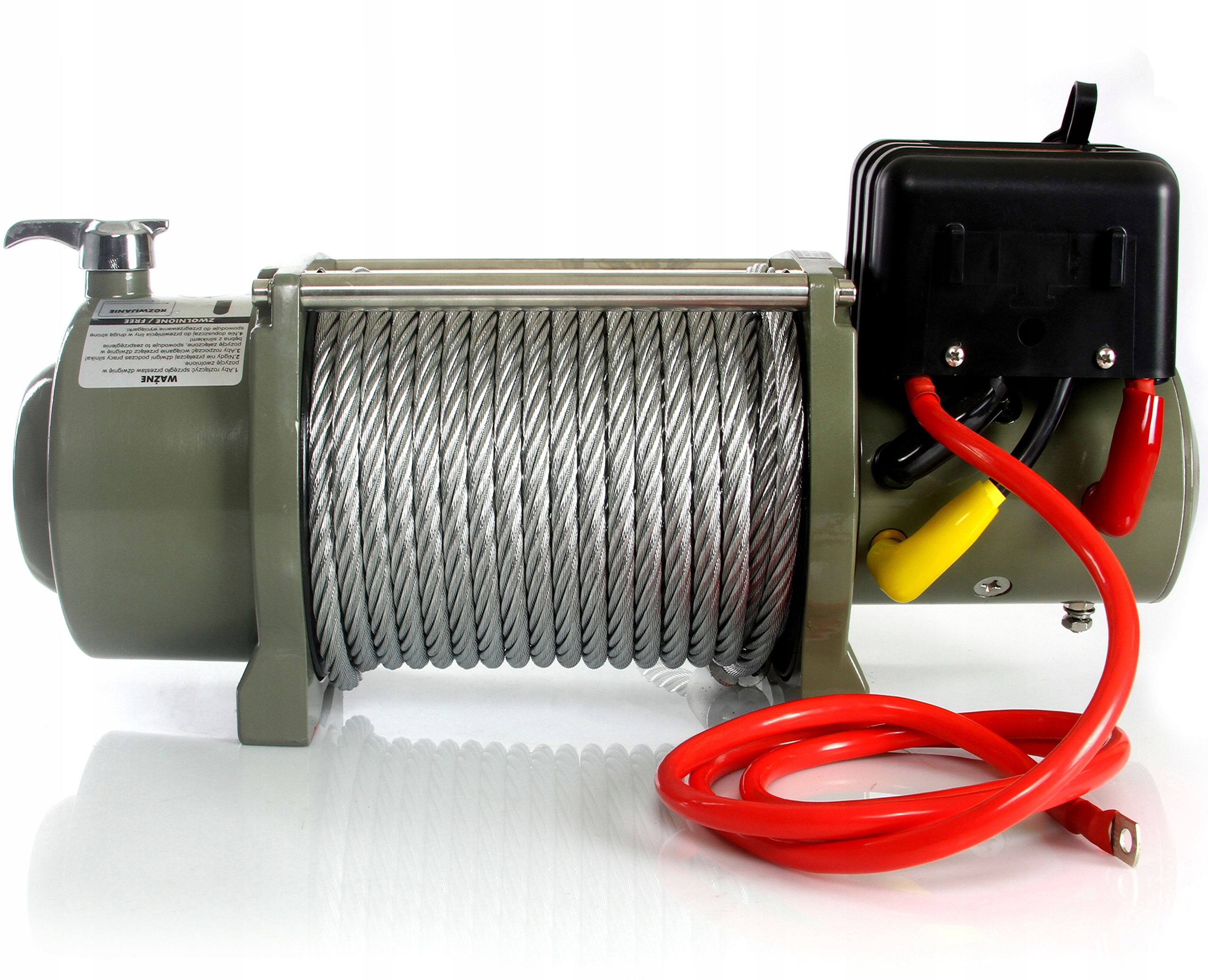 WYCIĄGARKA SPIDER WINCH 16800 LBS 7,6T STALOWA 24V Producent Mar-pol