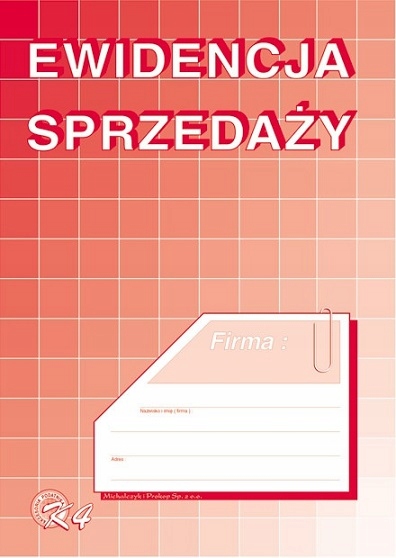 

K4 Ewidencja sprzedaży A5 Michalczyk i Prokop