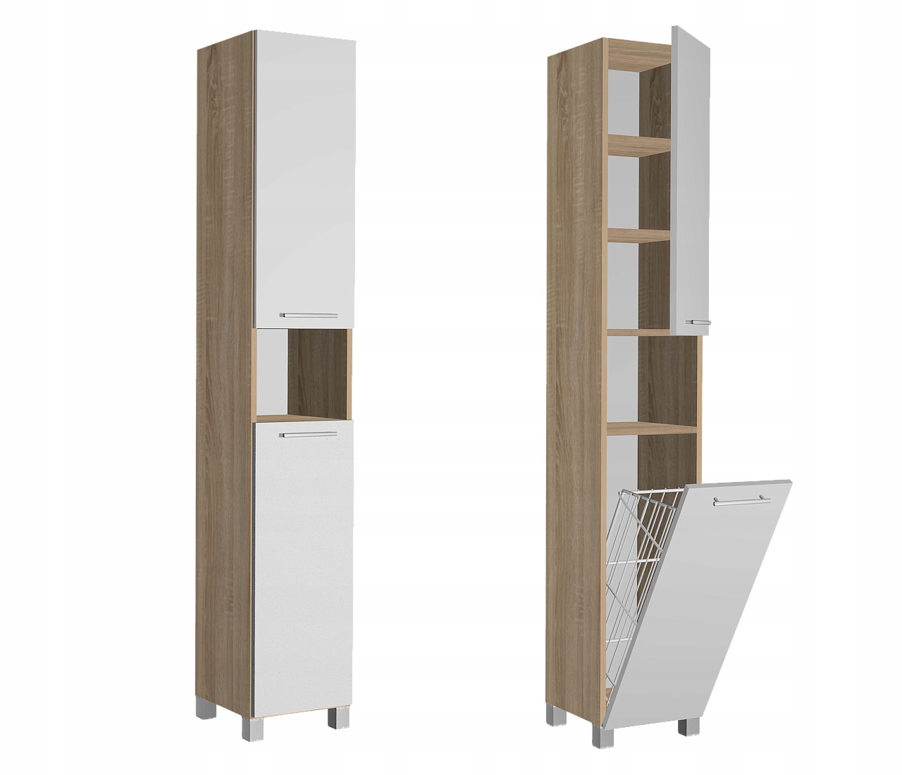 Słupek Łazienkowy z Koszem SONOMA-MIX AMSTERDAM 30