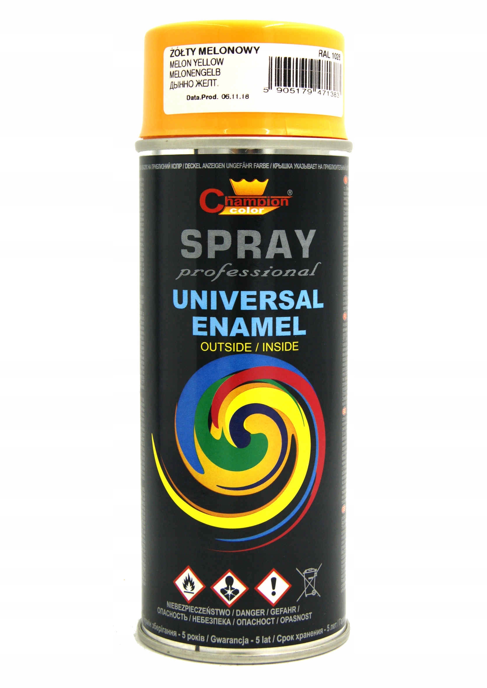 

Champion Emalia Farba Lakier Spray Żółty RAL1028