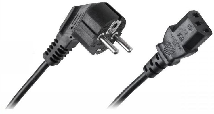 Kabel zasilający sieciowy do komputera 3m Lechpol Electronics