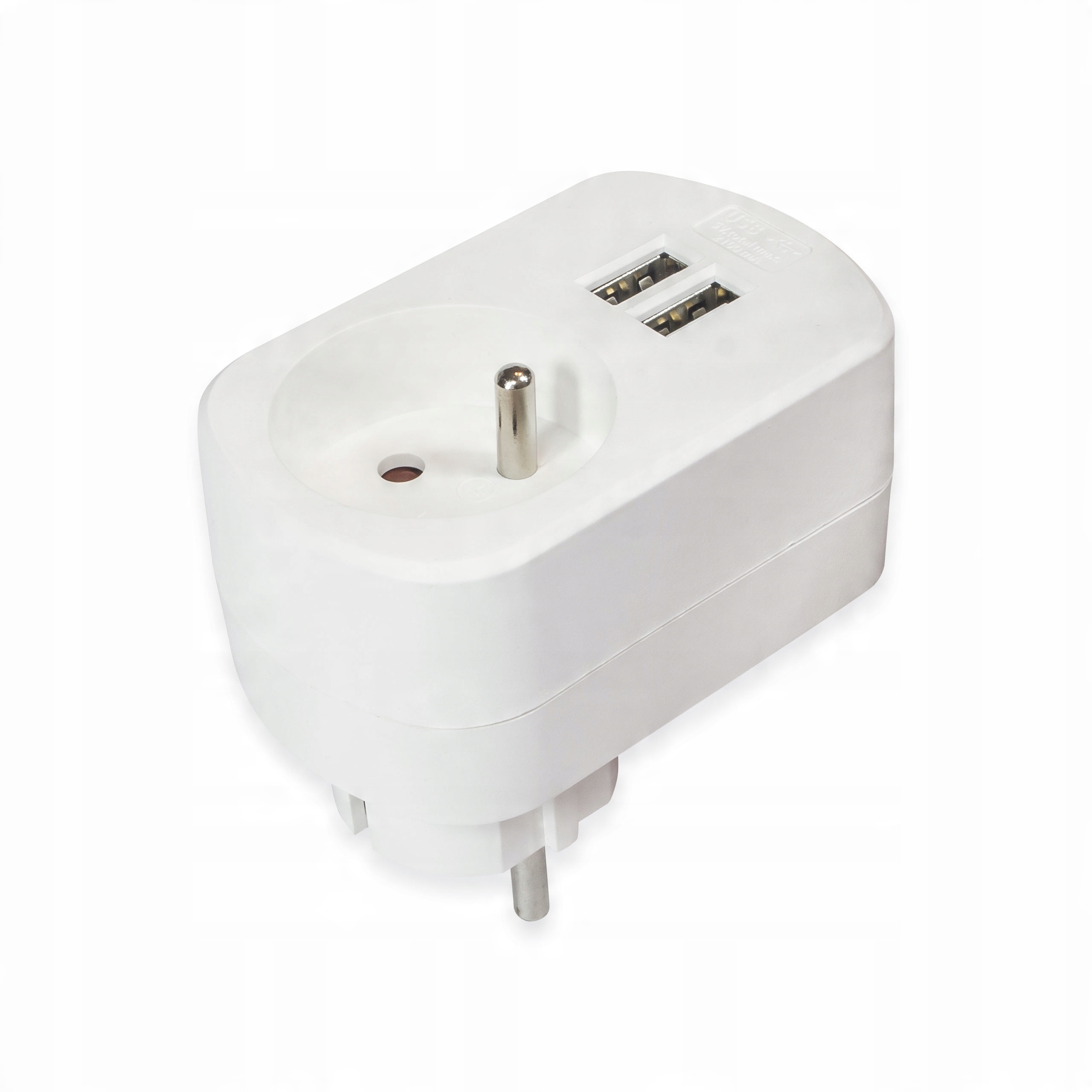 

Adapter Sieciowy Ładowarka Gniazdo 2x Usb Ledlumen