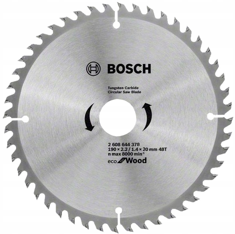 

Bosch Piła 190 x 20 48z Eco for Wood Do Drewna