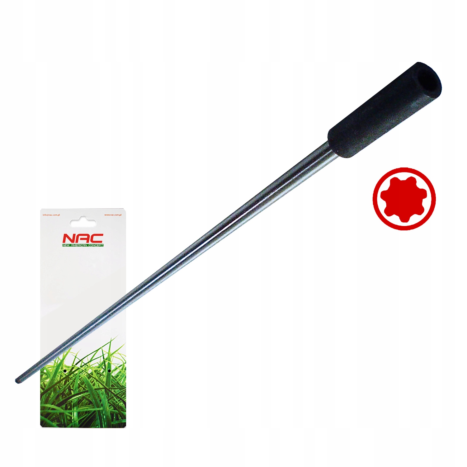 

Mocny Wałek Kosy 70 cm 7 Frezów 7mm Gniazdo
