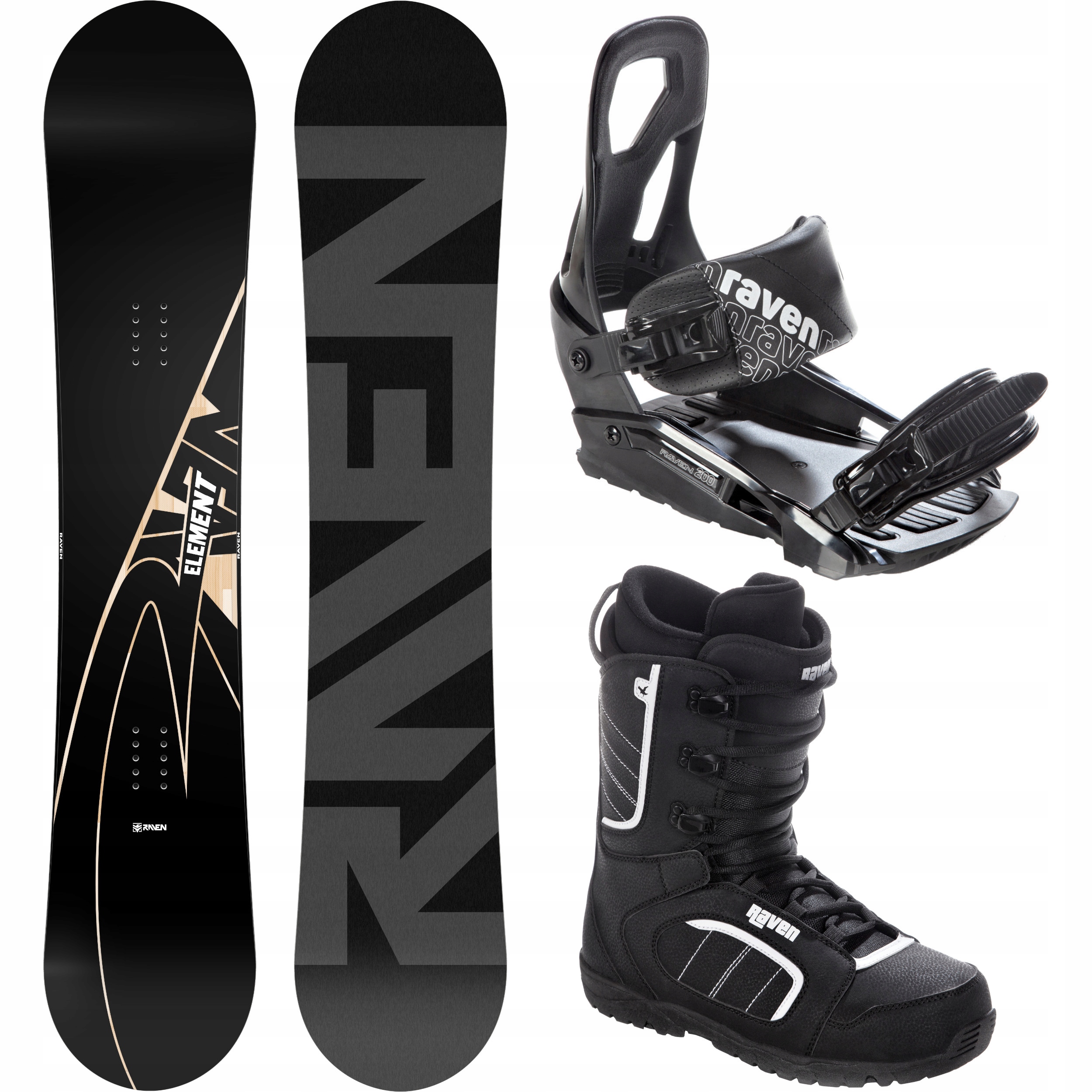 Комплект для сноуборда RAVEN Element Carbon 157cm 2021