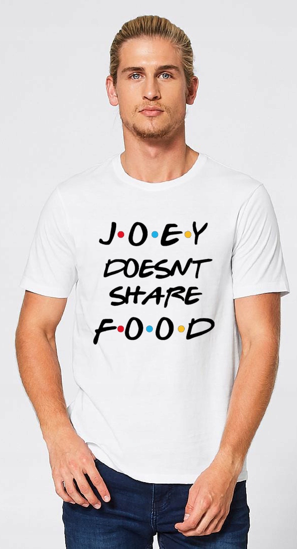 

Koszulka męska Joey Doesn't Share Food Przyjaciele
