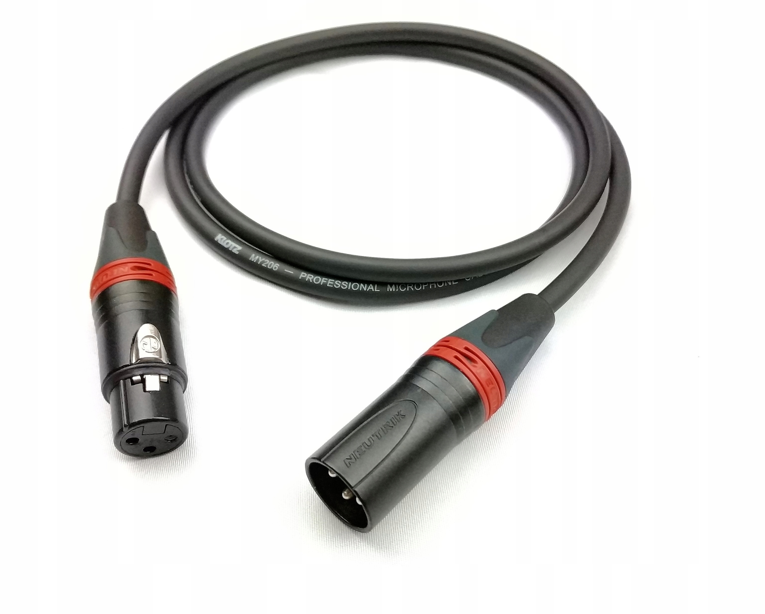 Kabel mikrofonowy KLOTZ MY206 XLR NEUTRIK 1 m
