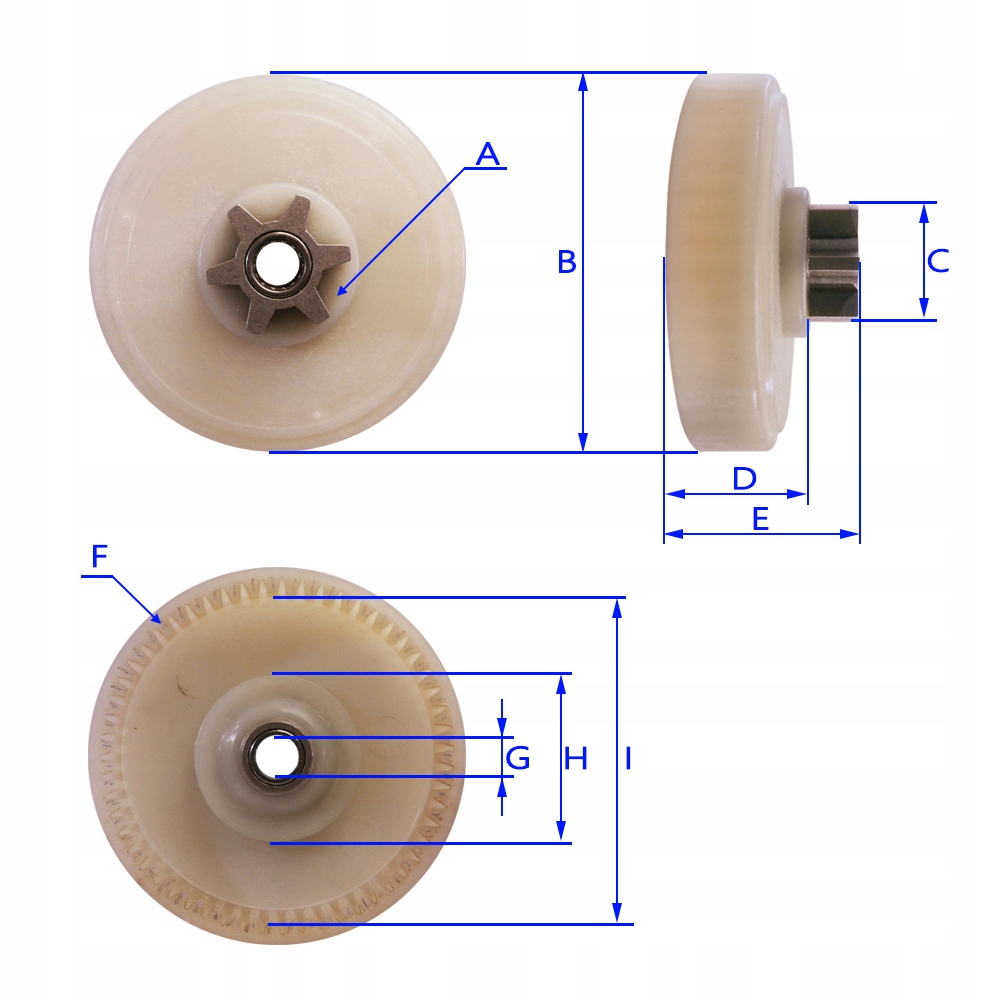 Mocna Zębatka Do Piły TALON AC211116 Marka NAC